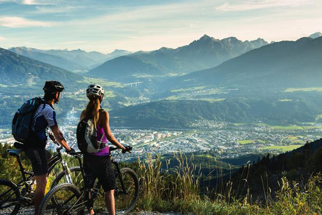 In E-Bike a Innsbruck 