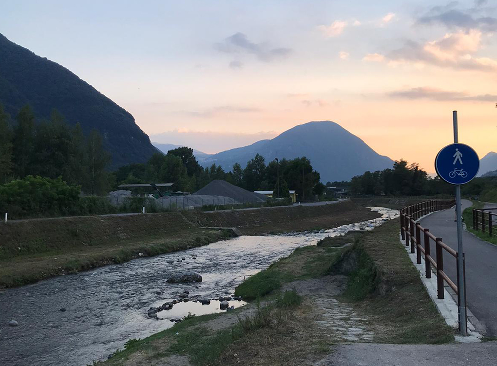 La ciclabile Porlezza - Menaggio